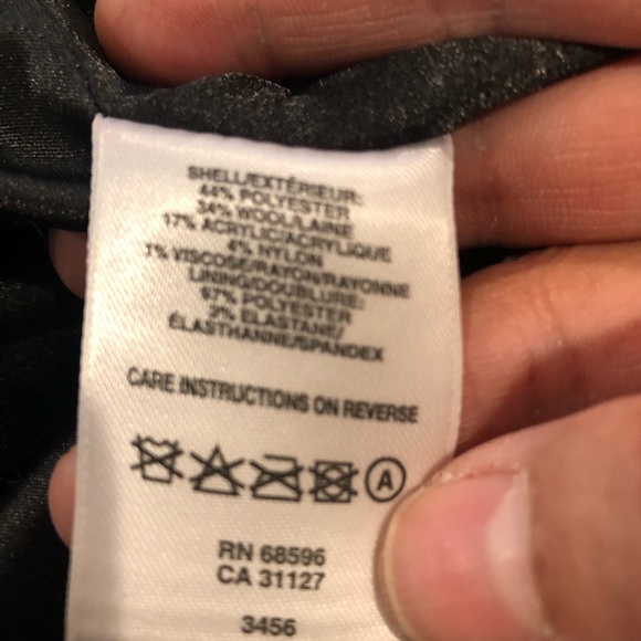 DKNYC Black Speckled Wool Blend Miniskirt Suit Set Sz. 4 - Picture 5 of 12